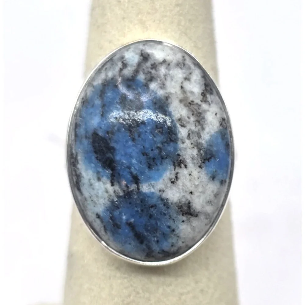 Genuine K2 Jasper Oval Ring Size 6.5 Sterling Silver 925 Handmade Southwest‎ NWT